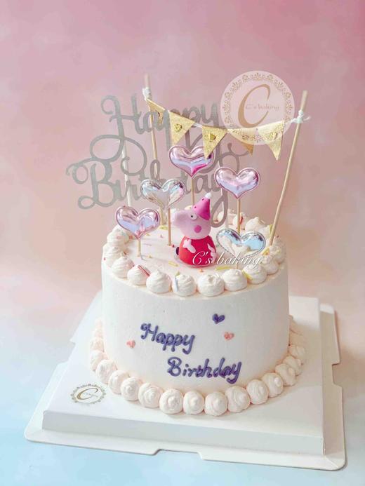 小猪佩奇 忌廉蛋糕（默认自提，收费配送请联系客服） 商品图0