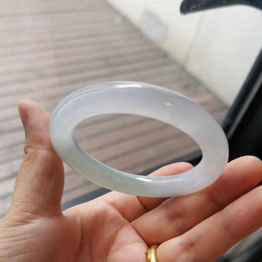 厚装淡紫圆条手镯 商品图5