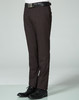 Marco Azzali 咖啡色细格子羊毛毛西裤 P3106400 商品缩略图1