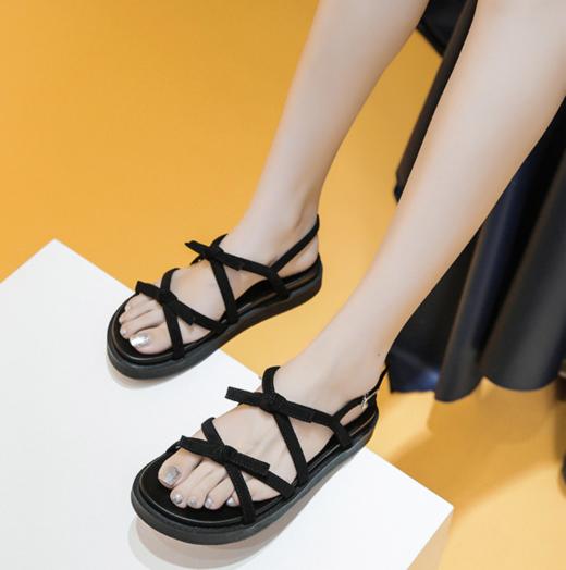 【服饰鞋包】女鞋夏季软底女士平底凉鞋时尚百搭度假沙滩鞋 商品图2
