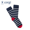 英国CORGI·儿童款轻棉条纹海军春夏时尚长筒高筒袜子 商品缩略图0