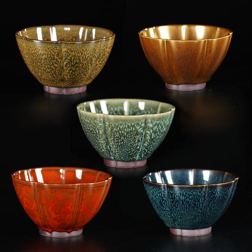 龙德堂陶艺 范泽锋烧 星月 天目盏《五行天目盏》(库存请咨询客服) 商品图2