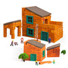 【和宝贝一起造个小洋楼  真砖真瓦动手盖房真好玩】儿童手工迷你房屋DIY 仿真盖房子建筑类玩具 商品缩略图4