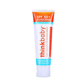 【香港直邮】美国辛克宝宝Thinkbaby婴儿物理防晒霜SPF50+ 89ml