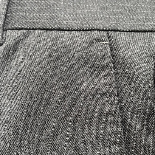 Marco Azzali 黑色竖条纹西裤 Q2904400 商品图2