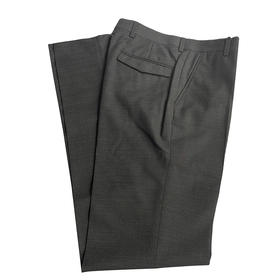 Marco Azzali 深灰色羊毛毛西裤  P3114200