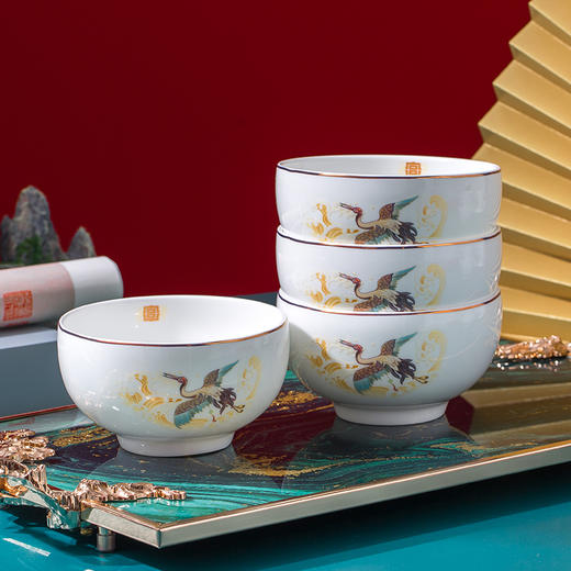 【采购专享】宫里的世界 鹤鹿同春 餐具套装【点击规格处查看供货价】 商品图4