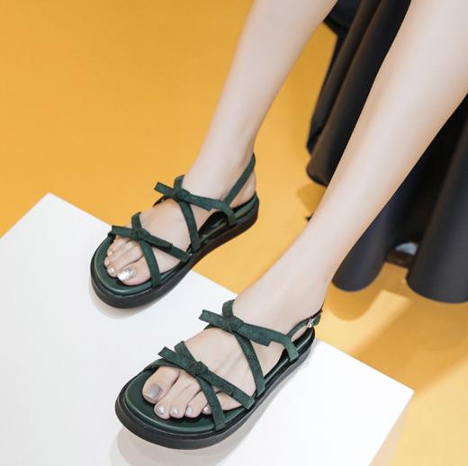 【服饰鞋包】女鞋夏季软底女士平底凉鞋时尚百搭度假沙滩鞋 商品图0