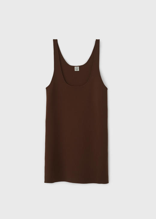 TOTEME URDA 白色/黑色/深棕色U型领背心 商品图3