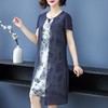 MQ-FHSQ99160夏装中长款时尚洋气短袖连衣裙YY 商品缩略图0