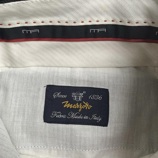 Marco Azzali 深灰色羊毛毛西裤  P3114200 商品图3