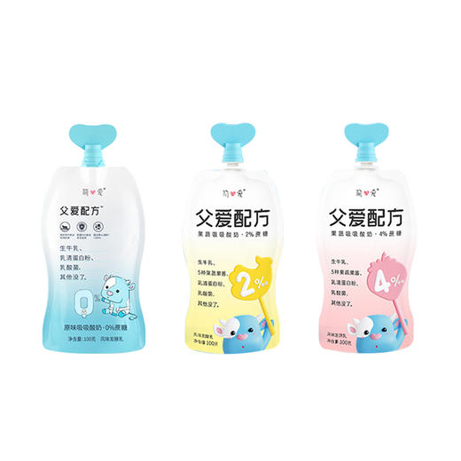 简爱零添加父爱4%果蔬酸奶100g 商品图5
