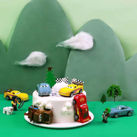 【汽车总动员】奥利奥鲜奶蛋糕，愿你能勇往直前、向前冲！（福州） 商品图1