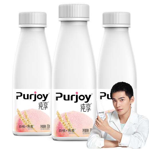 君乐宝纯享白桃燕麦酸奶230g 商品图2