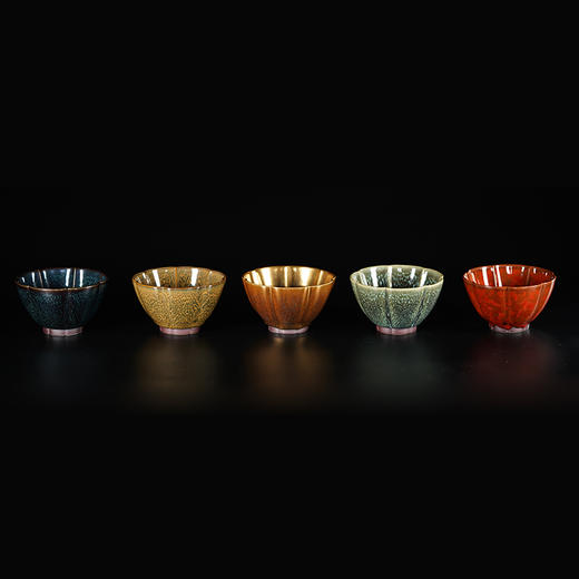 龙德堂陶艺 范泽锋烧 星月 天目盏《五行天目盏》(库存请咨询客服) 商品图1