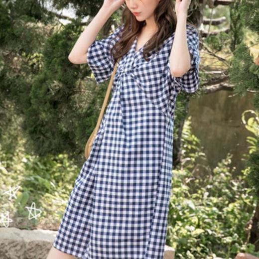 裁缝学苑 AG55女士扭结荷叶袖宽松连衣裙服装纸样裁剪图纸 商品图3