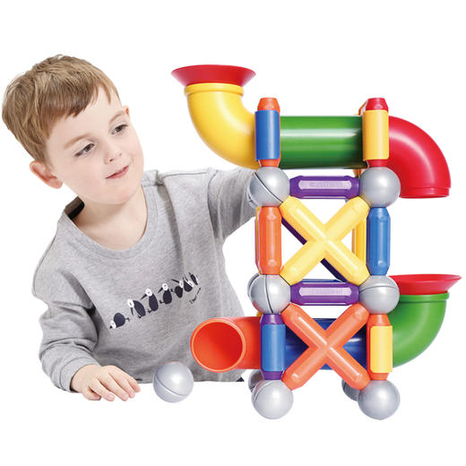 贝磁磁力棒儿童益智玩具 3岁+宝宝 大颗粒积木礼物 环保ABS塑料 商品图0
