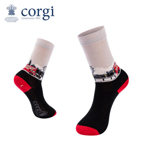 英国CORGI·儿童款轻棉北欧风情春夏时尚长筒高筒袜子 商品图1