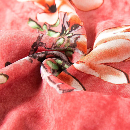 MQ-FHSQ9985夏季时尚气质短袖过膝雪纺连衣裙YY 商品图2