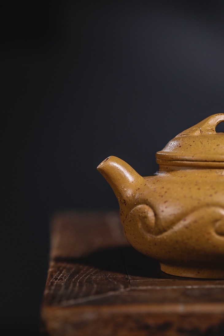 仿古如意泥料葵黄朱泥容量270cc作者邵明国助