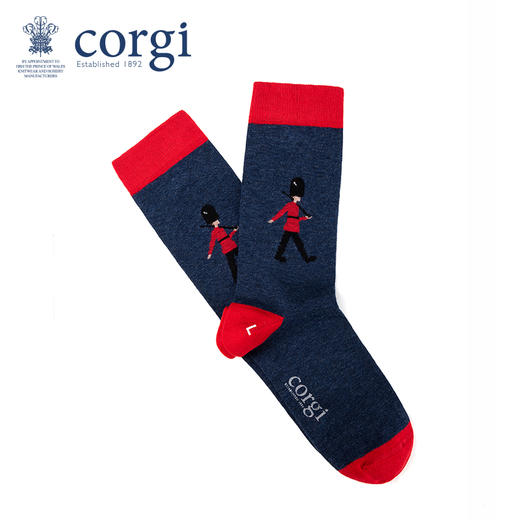 英国CORGI·儿童款轻棉英国士兵春夏时尚长筒高筒袜子 商品图0
