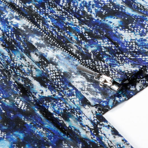 METTE2020夏季新品女士印花衬衫时尚中长款超薄七分袖开衫小外套 商品图5