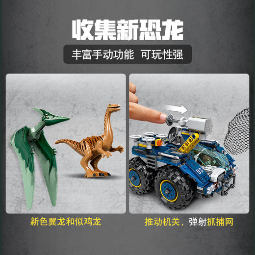 乐高LEGO 似鸡龙和无齿翼龙脱逃记75940 商品图2