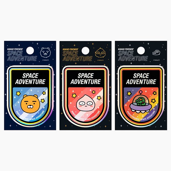 Kakao Friends 可可朋友/全息图标志贴纸JPY带授权招加盟代理