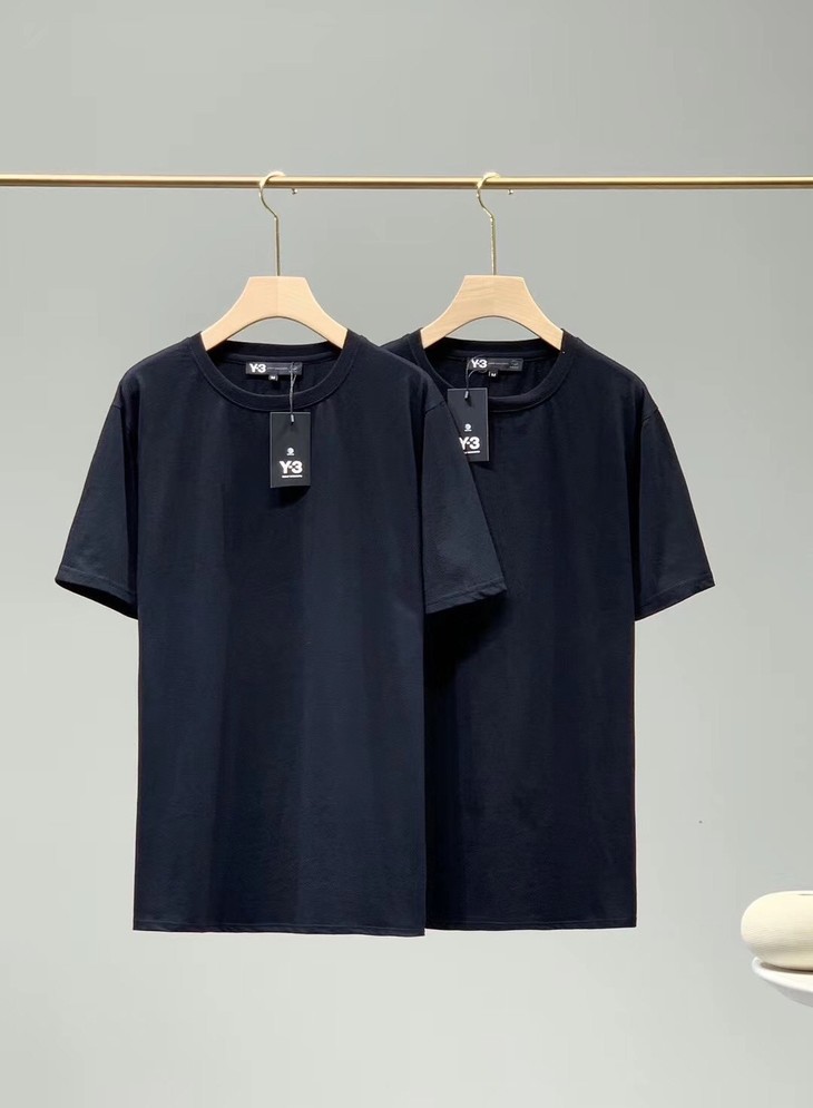 点此购买阿迪y3男女款黑鸦刺绣印花短袖t恤云146898