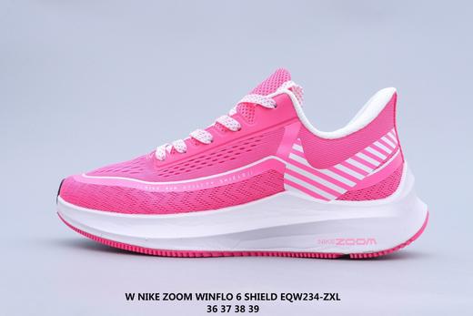 Nike/耐克ZOOM WINFLO 6 SHIELD 2020新款休闲跑步鞋黑色粉红紫色 商品图1