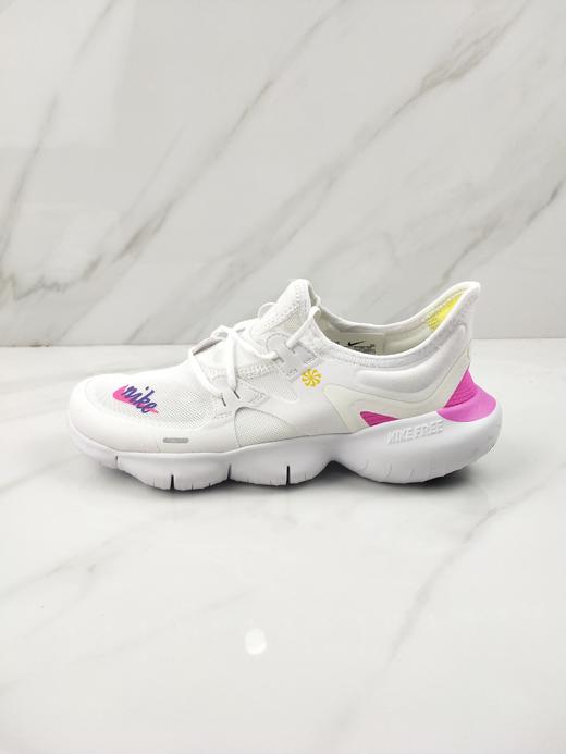 Nike Free 5耐克新款赤足男子 女子轻便透气运动跑步鞋白粉 白红 灰紫 黄 黑 浅灰 浅紫 商品图5