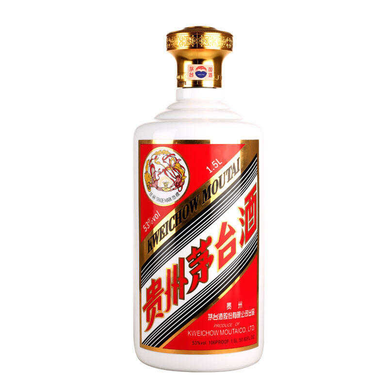 53度飞天茅台酒1.5l 单瓶