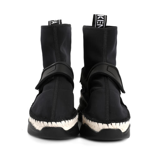 kenzo黑白拼色女士休闲运动鞋i2akz010