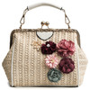 AML-906-1529潮版编织花朵贝壳包夏天链条单肩斜挎草编包 商品缩略图4