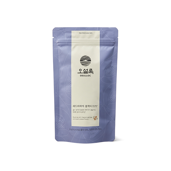 OSULLOC济州茶博物馆20片红木瓜红茶（金字塔形）JPY带授权招加盟代理