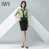 IWY/绿色短袖衬衫黑色半裙套装B32+S10242 商品缩略图7