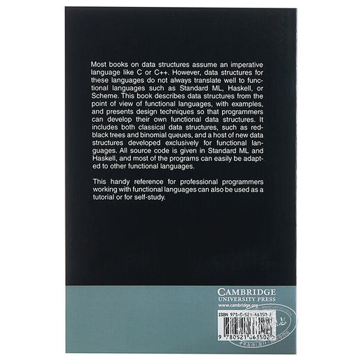 【中商原版】纯函数数据结构 英文原版 Purely Functional Data Structures Chris Okasaki 商品图1