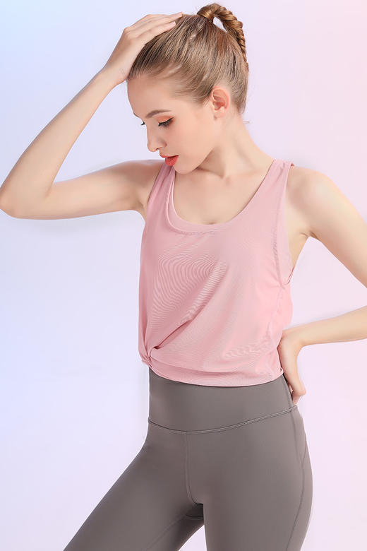 2022夏季新品轻薄网纱罩衫假两件A0128N 商品图6