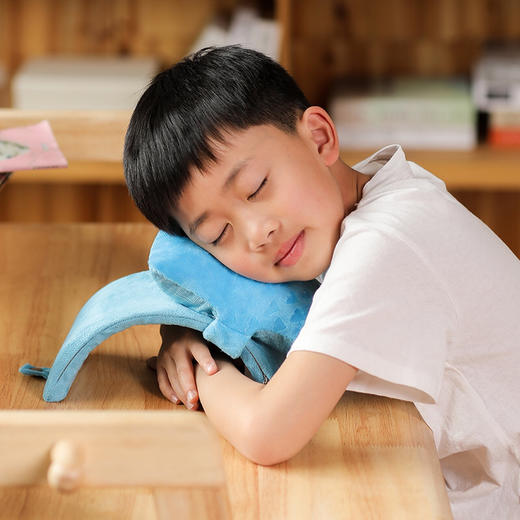 【科学午睡枕】儿童抱枕小学生趴趴枕白领成人办公室午休枕头男女孩学校睡觉神器趴着桌子睡枕魔术贴冰袋冰枕四季款枕头 商品图0
