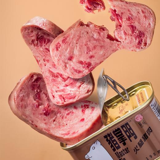 【90%以上肉含量】猪掌门罐头午餐肉 “猪”中豪杰  Q弹饱满  高精瘦肉 优质食材 0香精0色素 商品图2