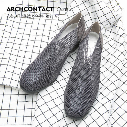 安启美奈春季日本舒适浅口尖头平底通勤OL软底单鞋 商品图5