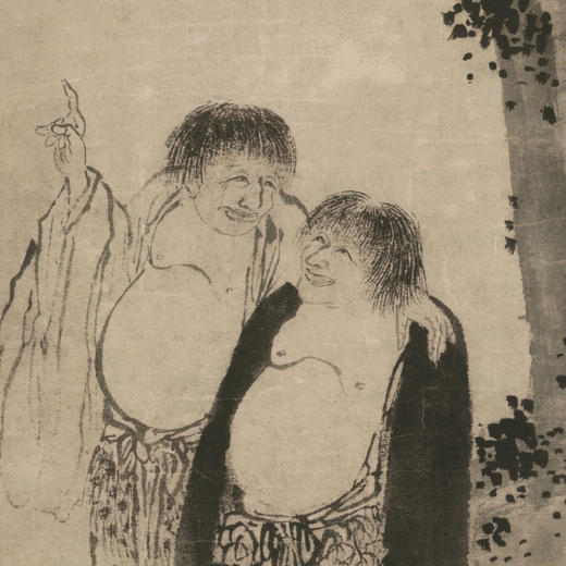 寒山拾得图 复制画 纸本 商品图0