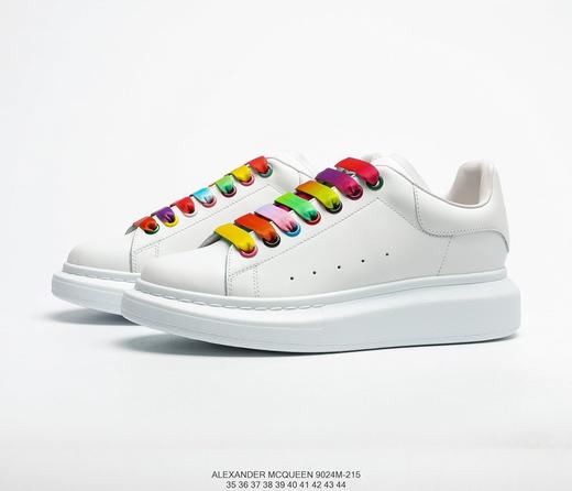 亚历山大·麦昆Alexander McQueen Sole Leather Sneakers低帮时装厚底休闲运动小白鞋 商品图4