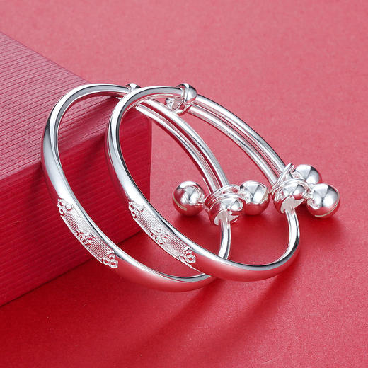 子佩集S999银福字童镯【A082002】205 商品图0