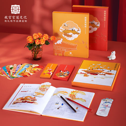 【娱乐涂色】宫里有秘密 宫廷文化彩铅，水彩涂色套装，简单易画 商品图1