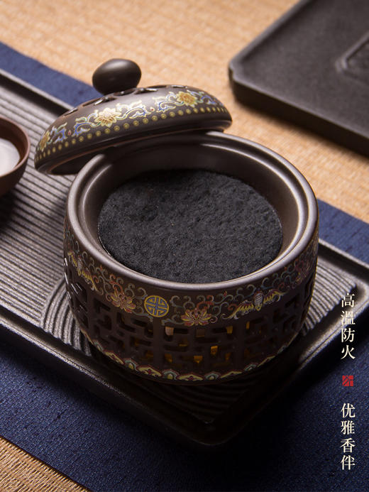 迦印堂丨珐琅夜灯香炉 夜灯香炉 暖心暖情 商品图2