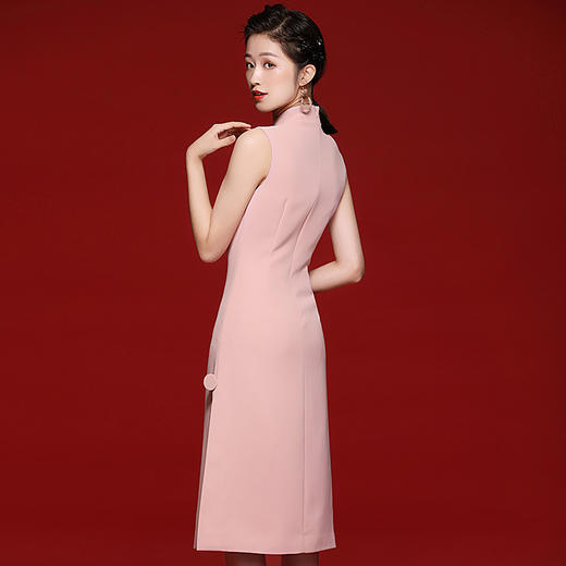 OYCP-20088国潮中国风新款轻熟气质新式改良版旗袍连衣裙 商品图3