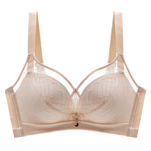 春夏薄杯大码内衣女无钢圈聚拢防走光性感蕾丝文胸ZXH 商品图4