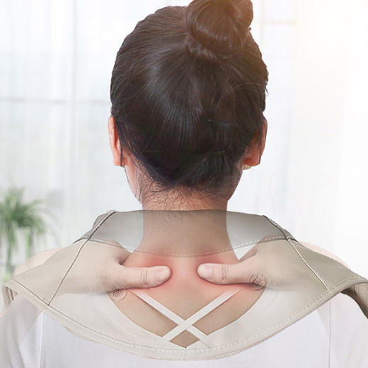 母亲节礼物breo倍轻松颈椎按摩器肩颈按摩披肩按摩仪颈部肩部gh