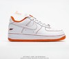 耐克Nike Air Force 1 Low"Rucker Park"空军一号经典低帮百搭休闲运动板鞋“皮白橙” 商品缩略图1